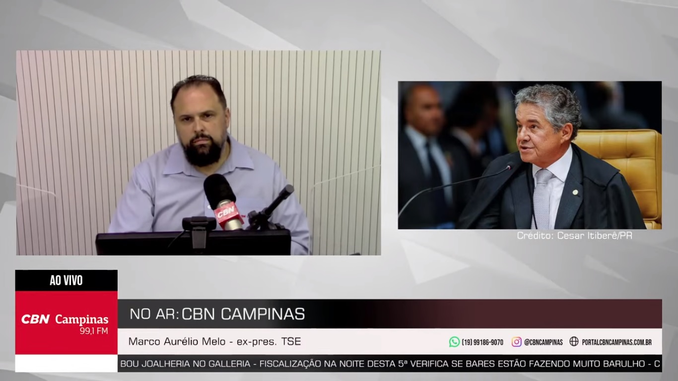 EXCLUSIVO: Marco Aurélio Mello diz que decisões do TSE são “censura”