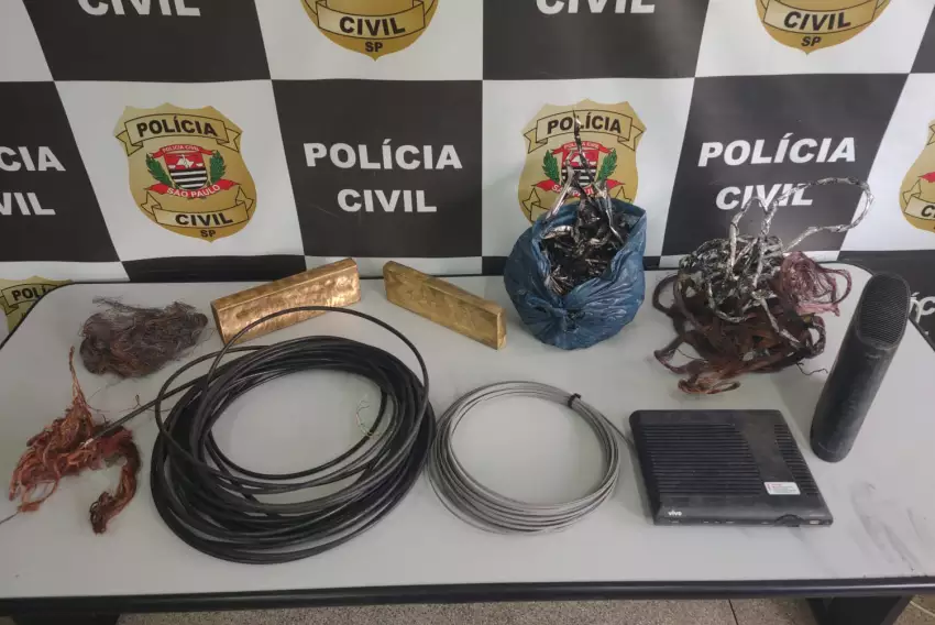 Polícia Civil faz operação para combater furto de fios de cobre em Campinas