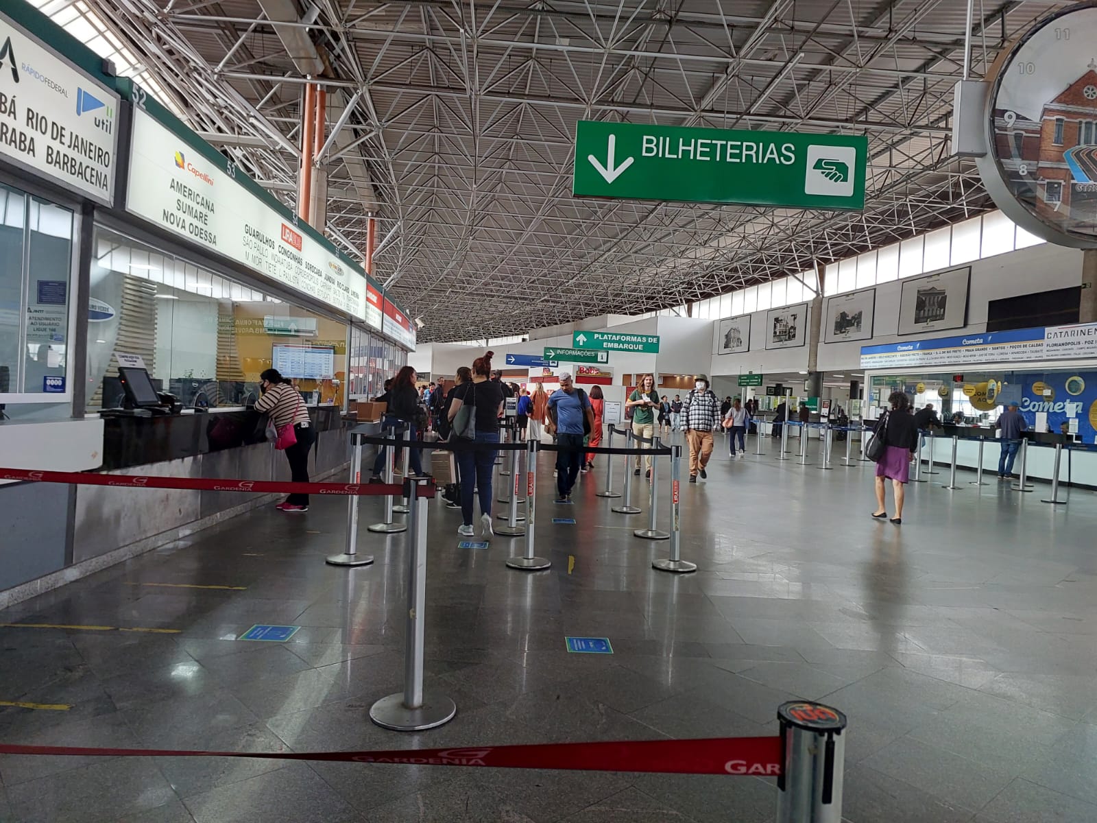 Taxas de embarque na rodoviária de Campinas mudam de índice