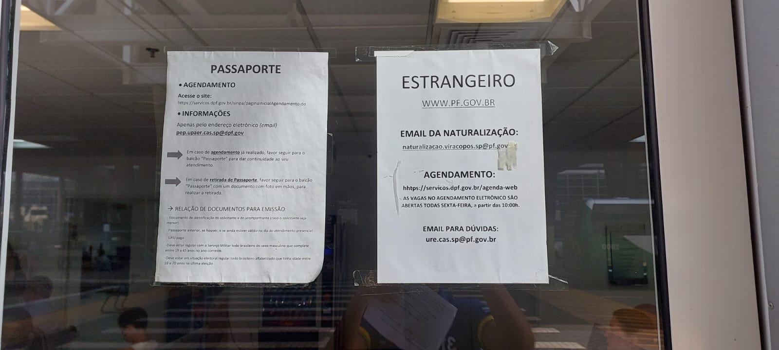 PF suspende emissão de novos passaportes por falta de verba
