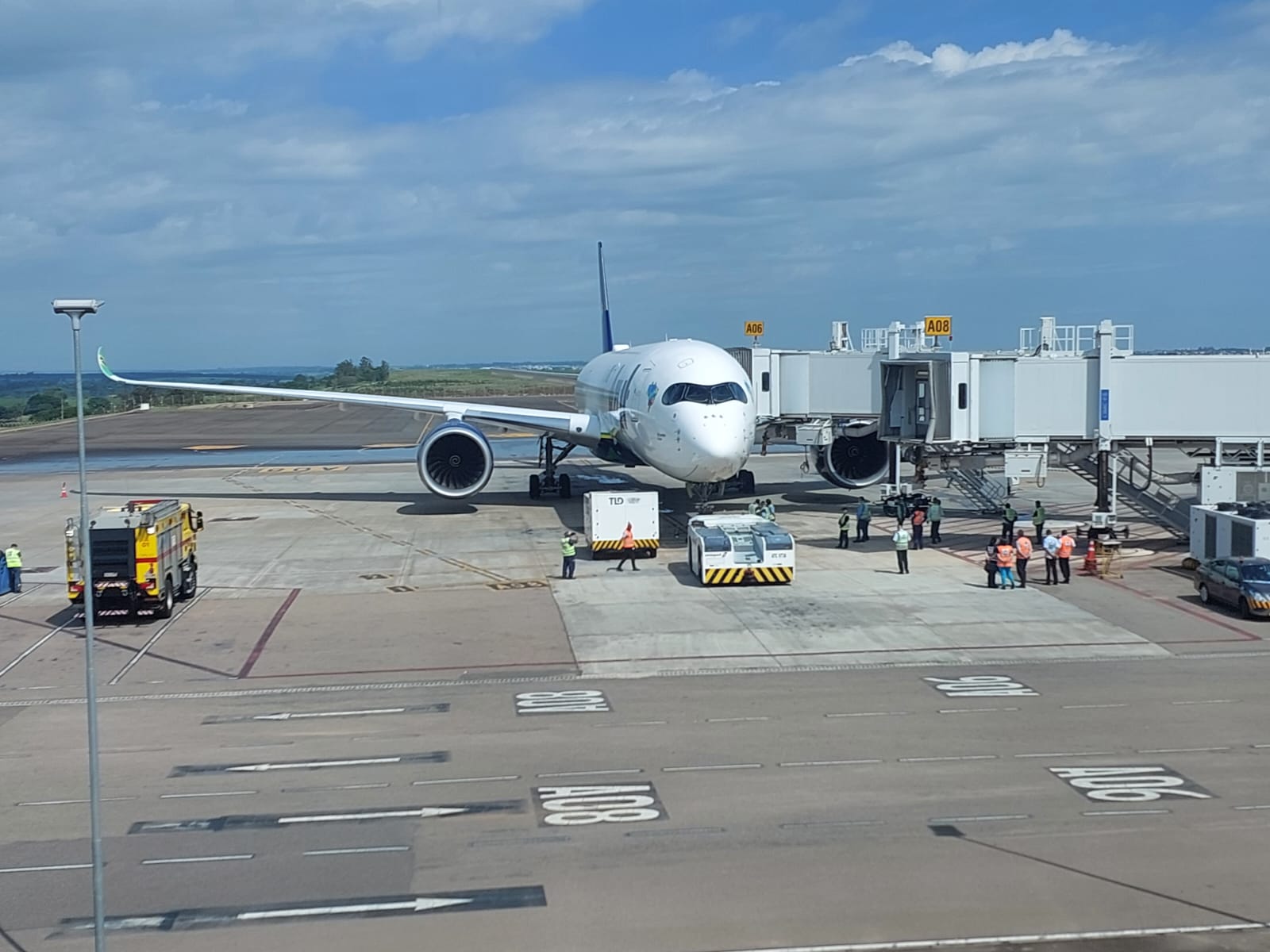 Aeroporto de Viracopos realiza voo inaugural histórico