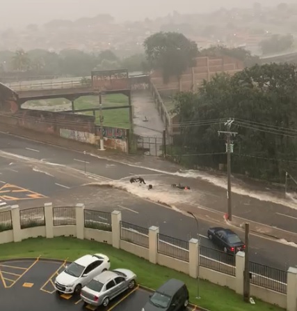 Temporal desta quinta-feira pode ter sido o segundo maior da história da cidade