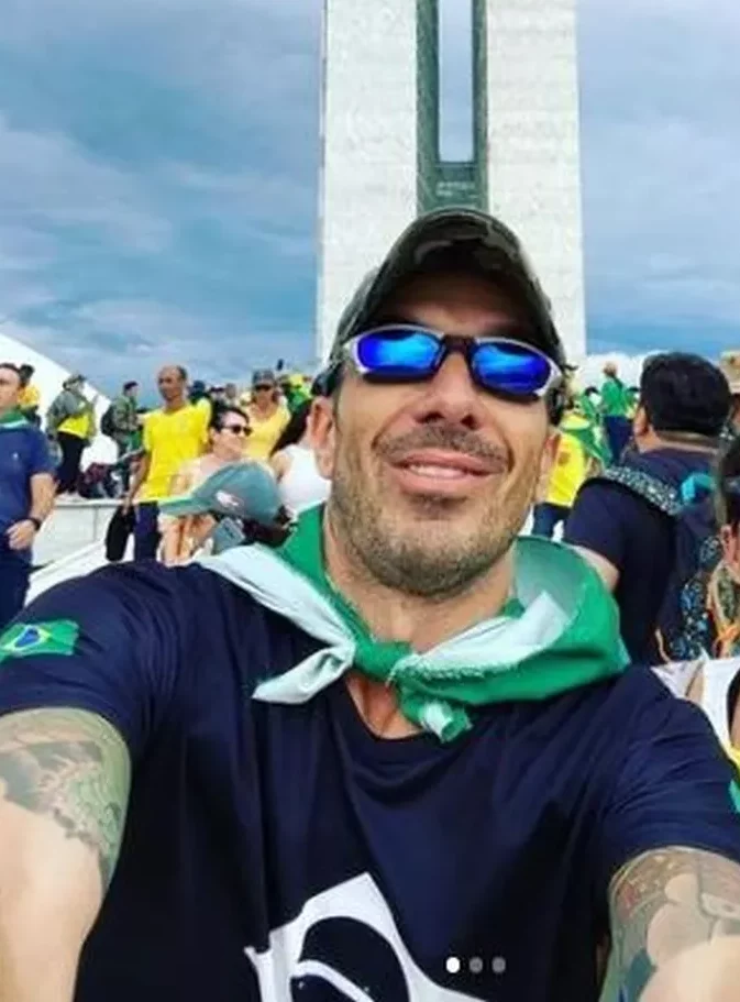 Preso durante “Lesa Pátria” em Indaiatuba publicou fotos em 8 de janeiro