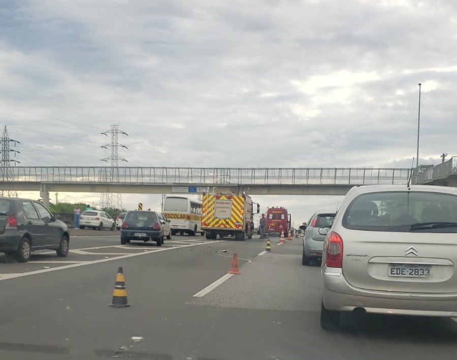 Acidente na Anhanguera deixa motociclista ferido em Campinas