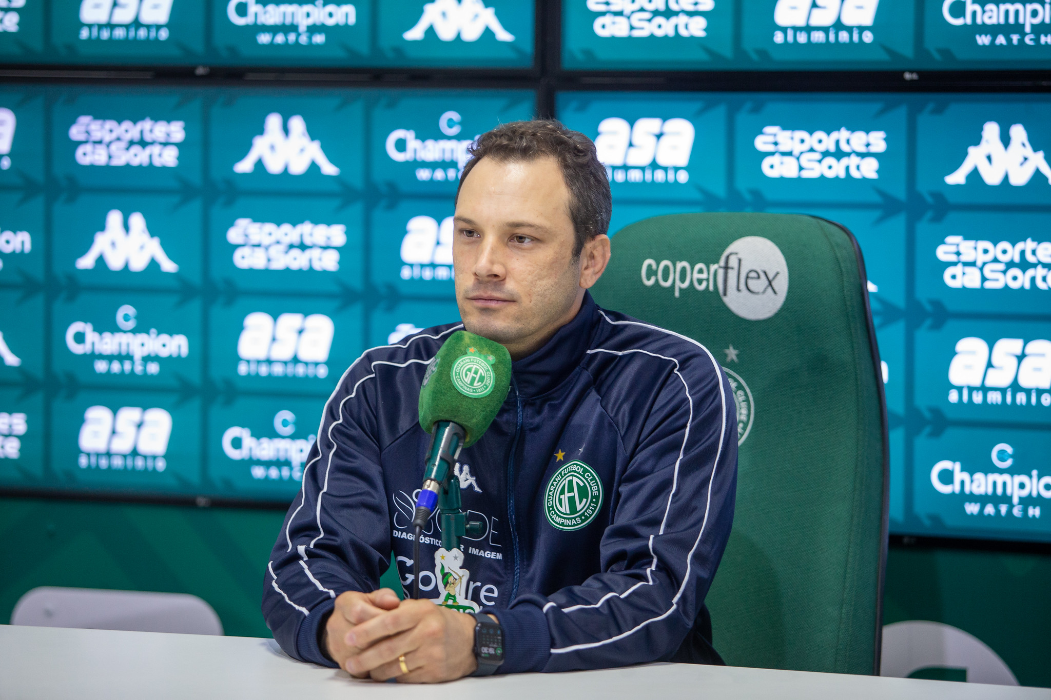 Bruno Pivetti fala da preparação do Guarani para o dérbi 205: “Nós temos a consciência que é sim um jogo diferente”