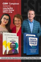 Mílton Jung e Cássia Godoy lançam livros nesta quinta em Campinas