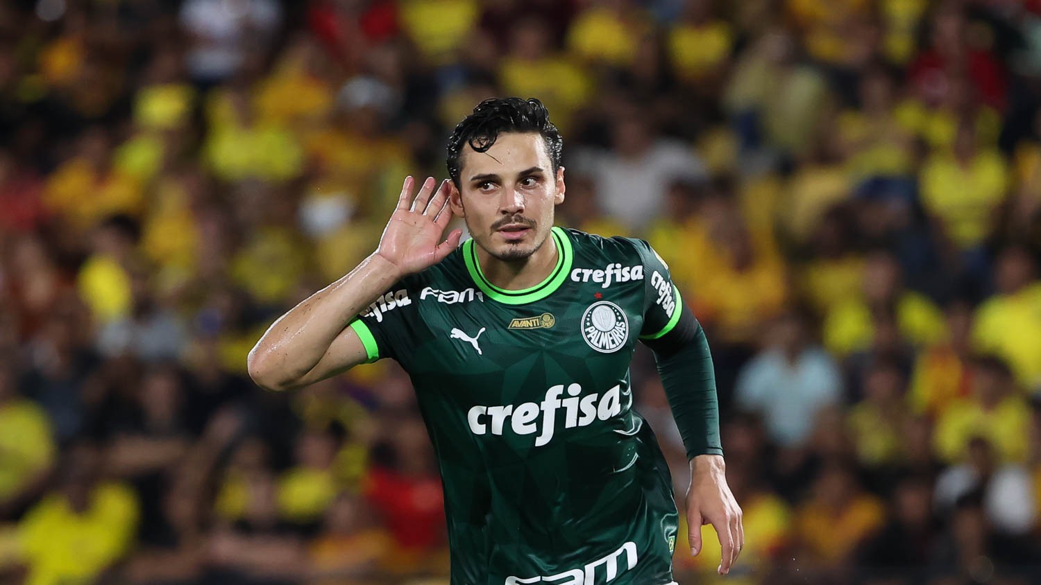 Palmeiras celebra bom momento de Raphael Veiga