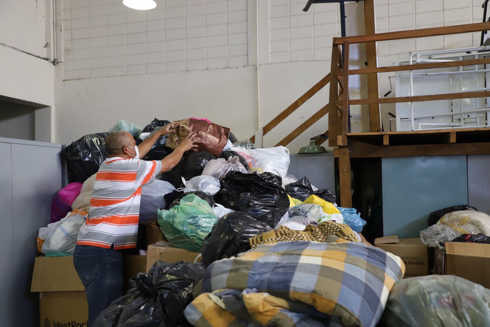 Campanha do Agasalho já chega a 5,1 toneladas de doações