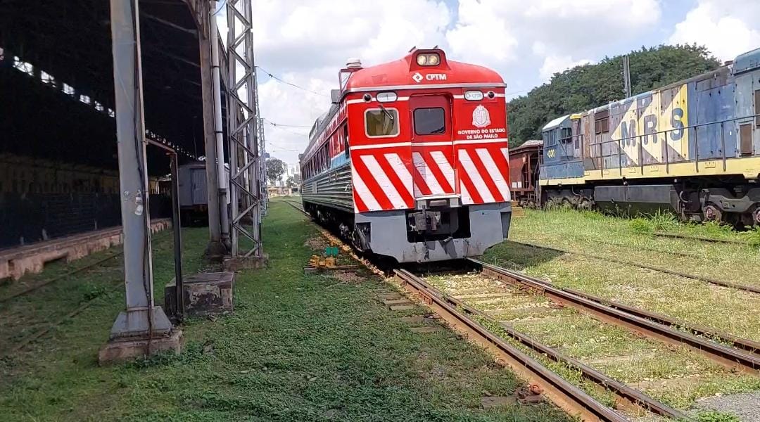 Trem de passageiros anima representantes de diferentes áreas de transporte