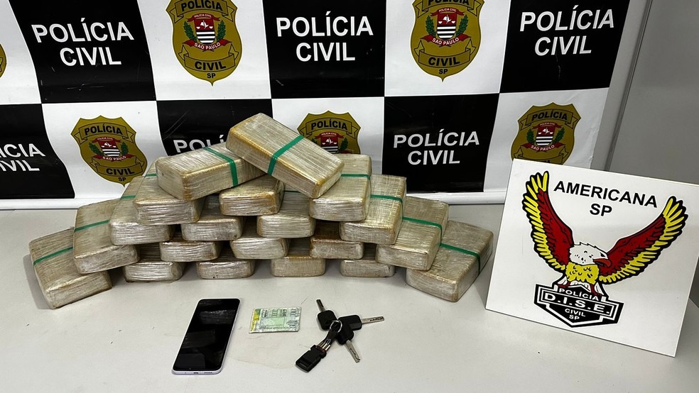 Dise de Americana apreende 21 kg de pasta de cocaína