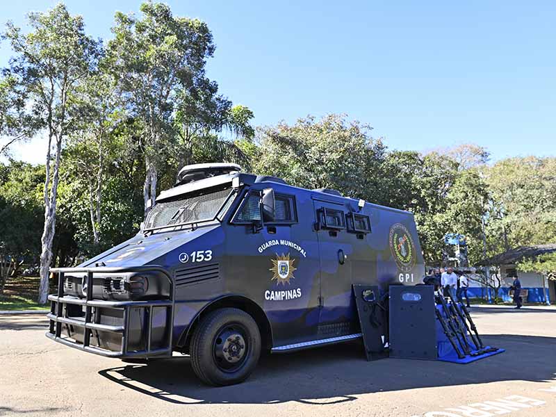Guarda de Campinas agora tem veículo blindado para ocorrências graves