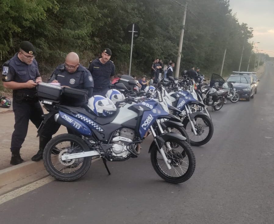 Guarda de Limeira acaba com “rolezinho” de motos barulhentas