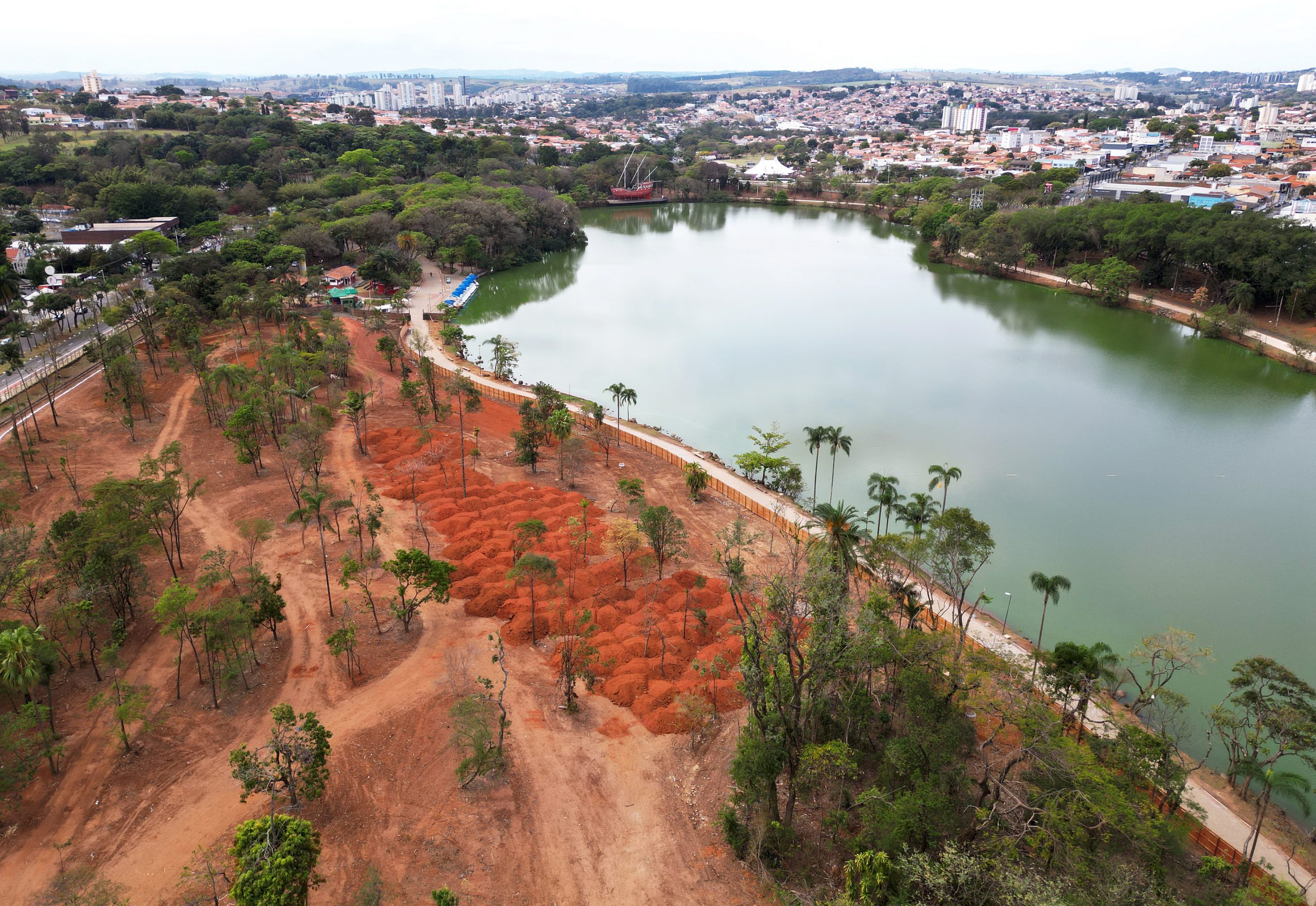 Prefeitura começa obra em antiga área dos eucaliptos no Taquaral