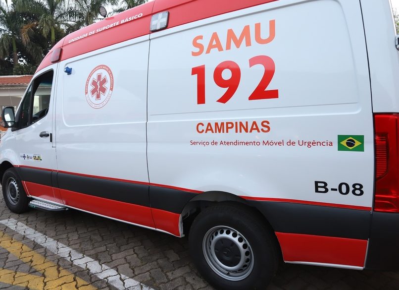 Idosa fica ferida após acidente entre ônibus e carro em Campinas 