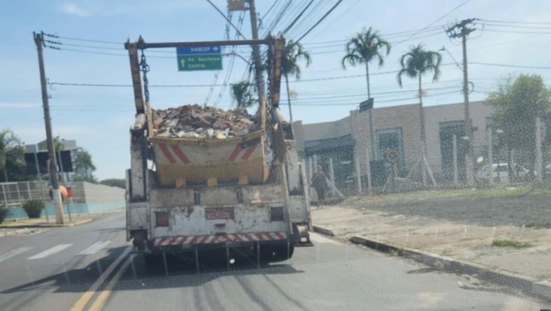 Prefeitura de Hortolândia começa a monitorar transporte de entulho