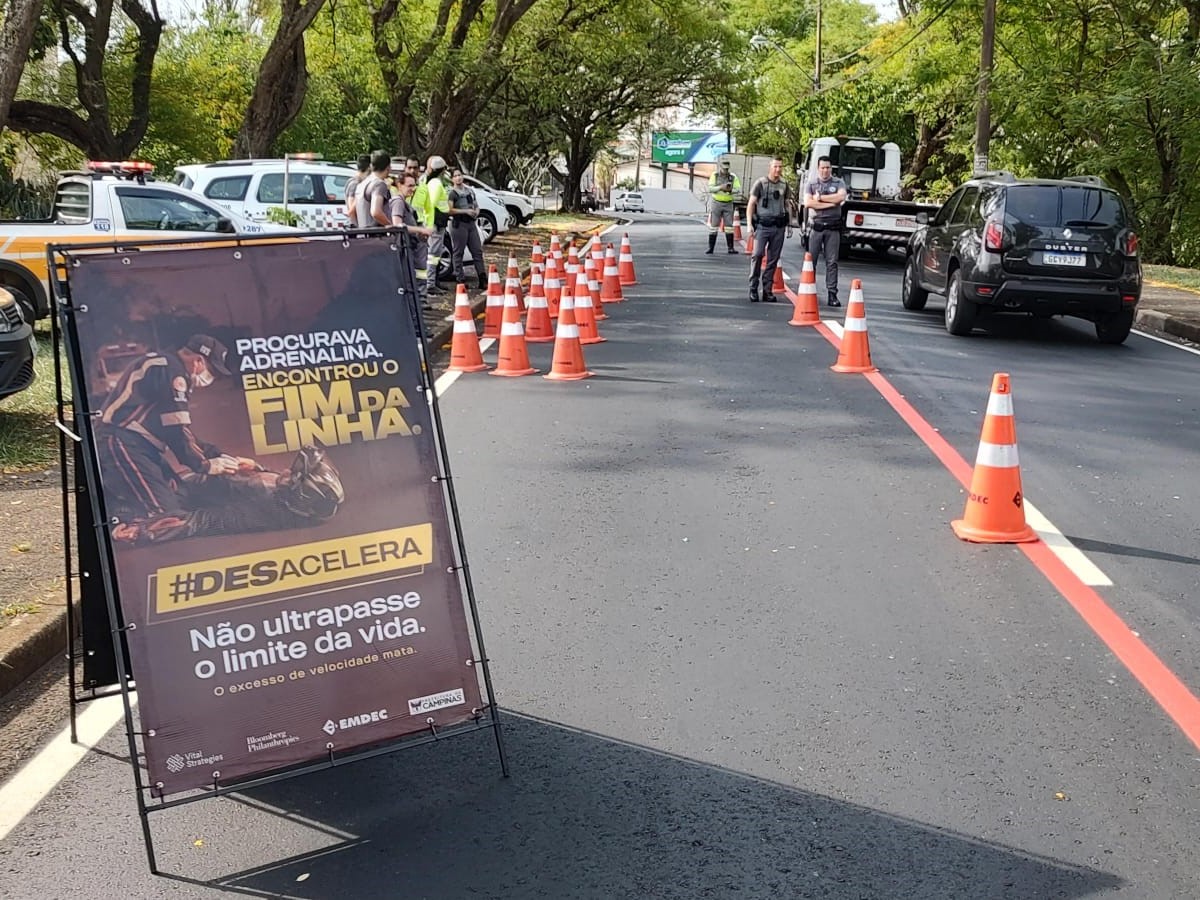 Nova etapa da operação Desacelera aplica 15 multas em Campinas