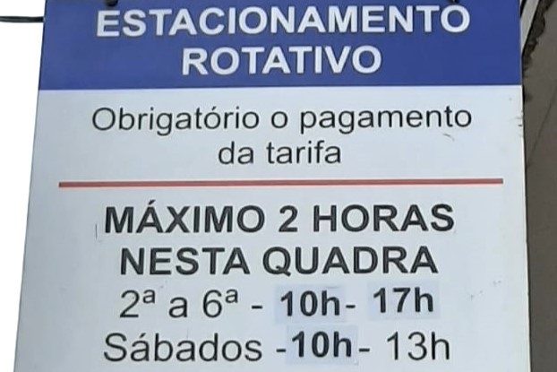 Zona Azul de Itatiba tem novos horários a partir desta segunda-feira
