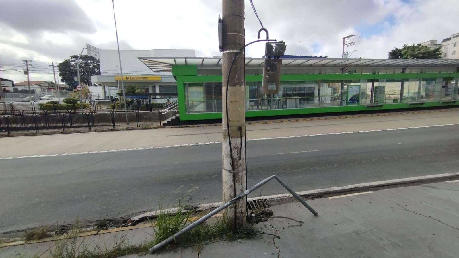 Furto de fiação afeta funcionamento da Estação BRT Parque Industrial