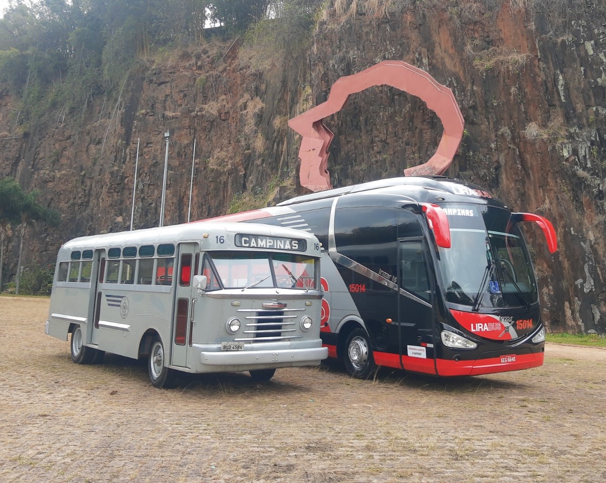 Pedreira do Chapadão recebe exposição de ônibus neste fim de semana