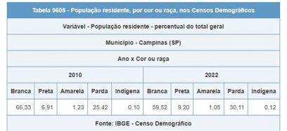 Cresce o número de autodeclarados pretos e pardos em Campinas