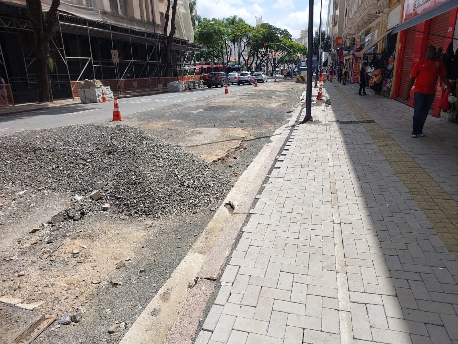 Obras no Centro devem ser retomadas a partir do dia 3 de janeiro
