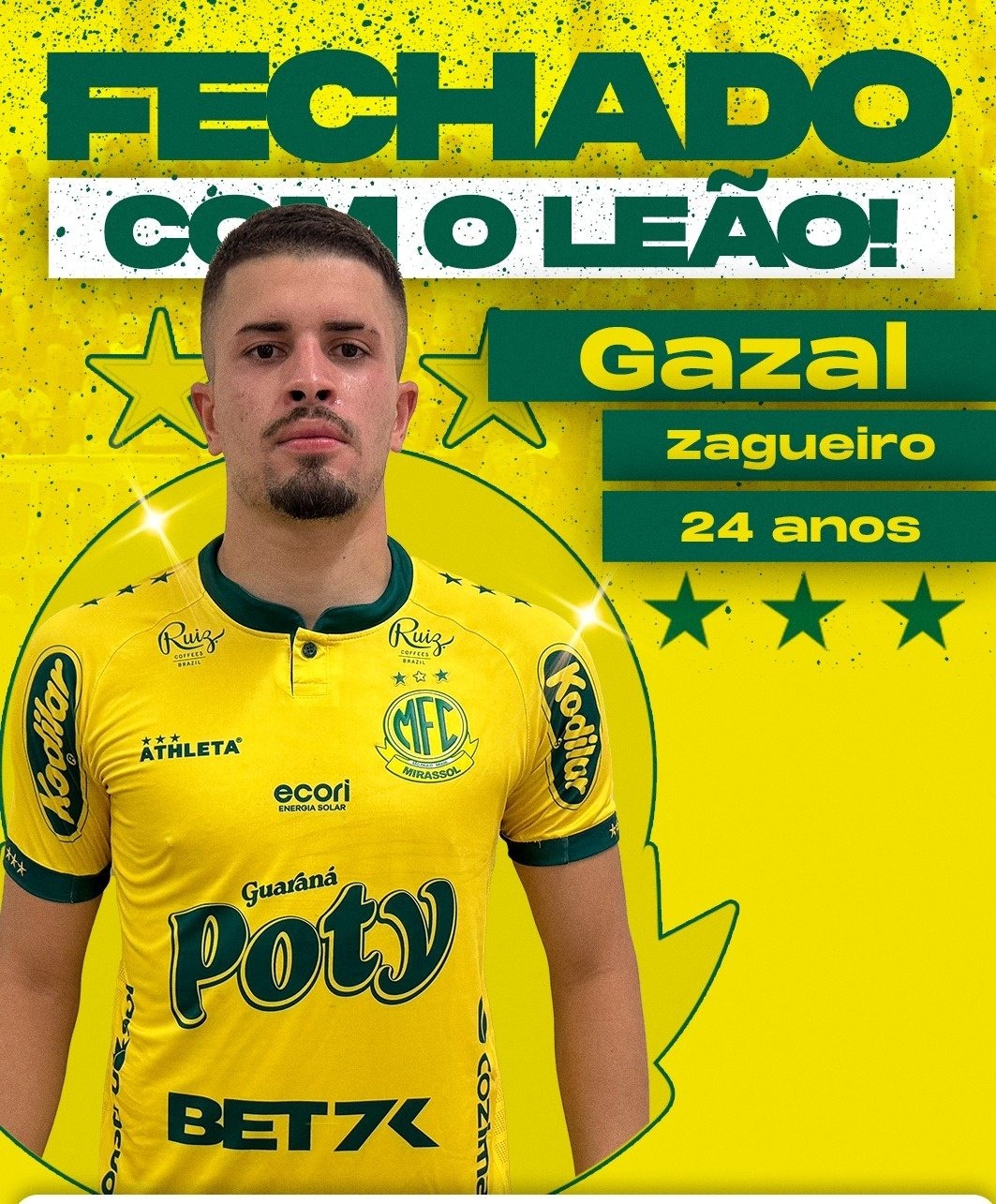 Em semana de estreia, reforço do Mirassol elogia estrutura do clube