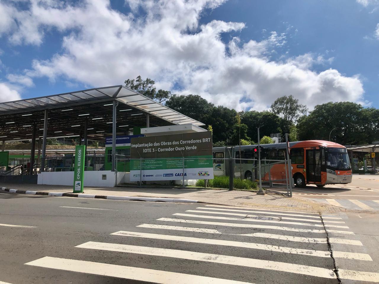 Novas linhas do BRT Ouro Verde já estão operando no Terminal Campos Elíseos