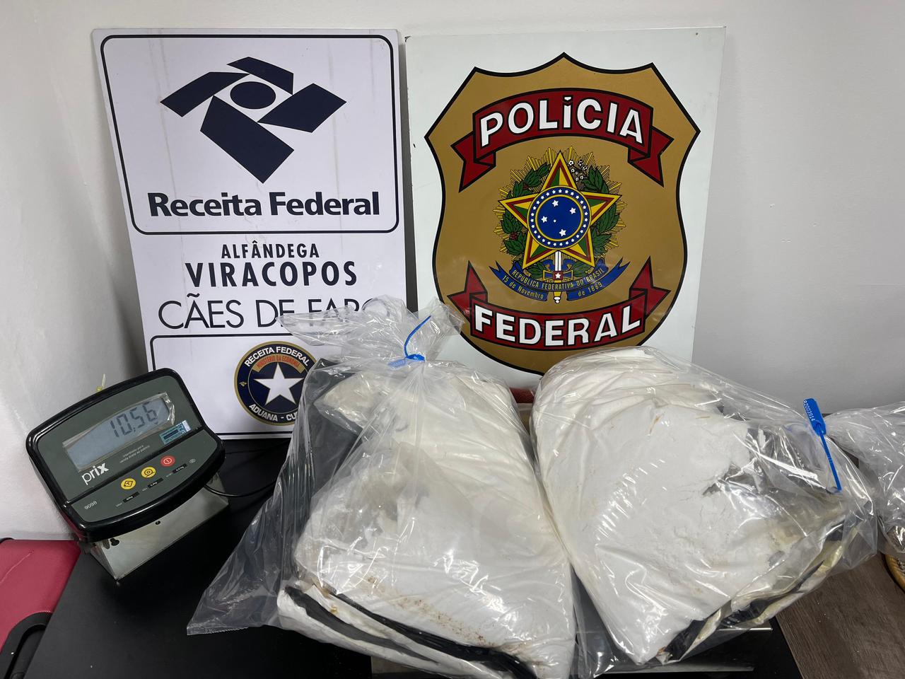 Dois passageiros tentam embarcar com cocaína em Viracopos e são presos