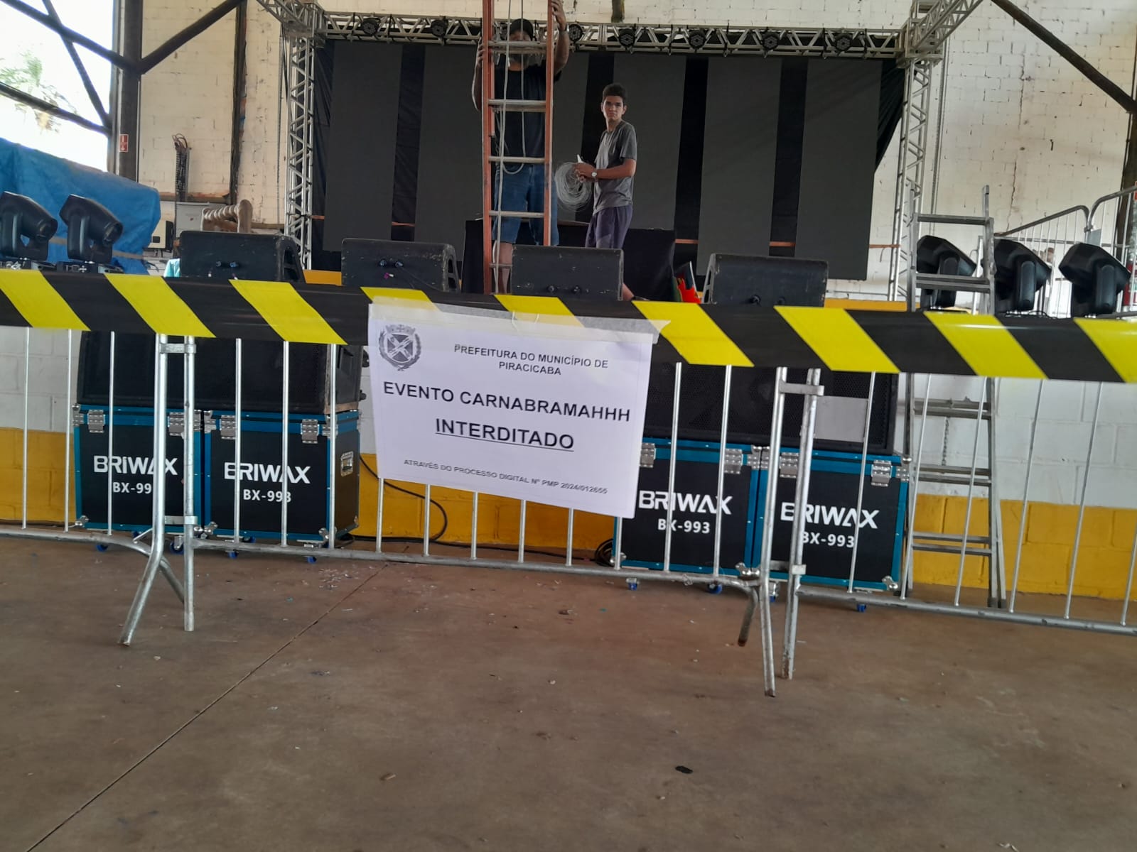 Festa de Carnaval em Piracicaba é cancelada e local lacrado