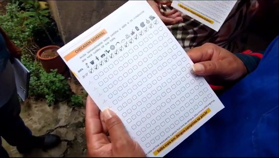 Mutirão de combate à dengue: deixar entrar nas casas é fundamental