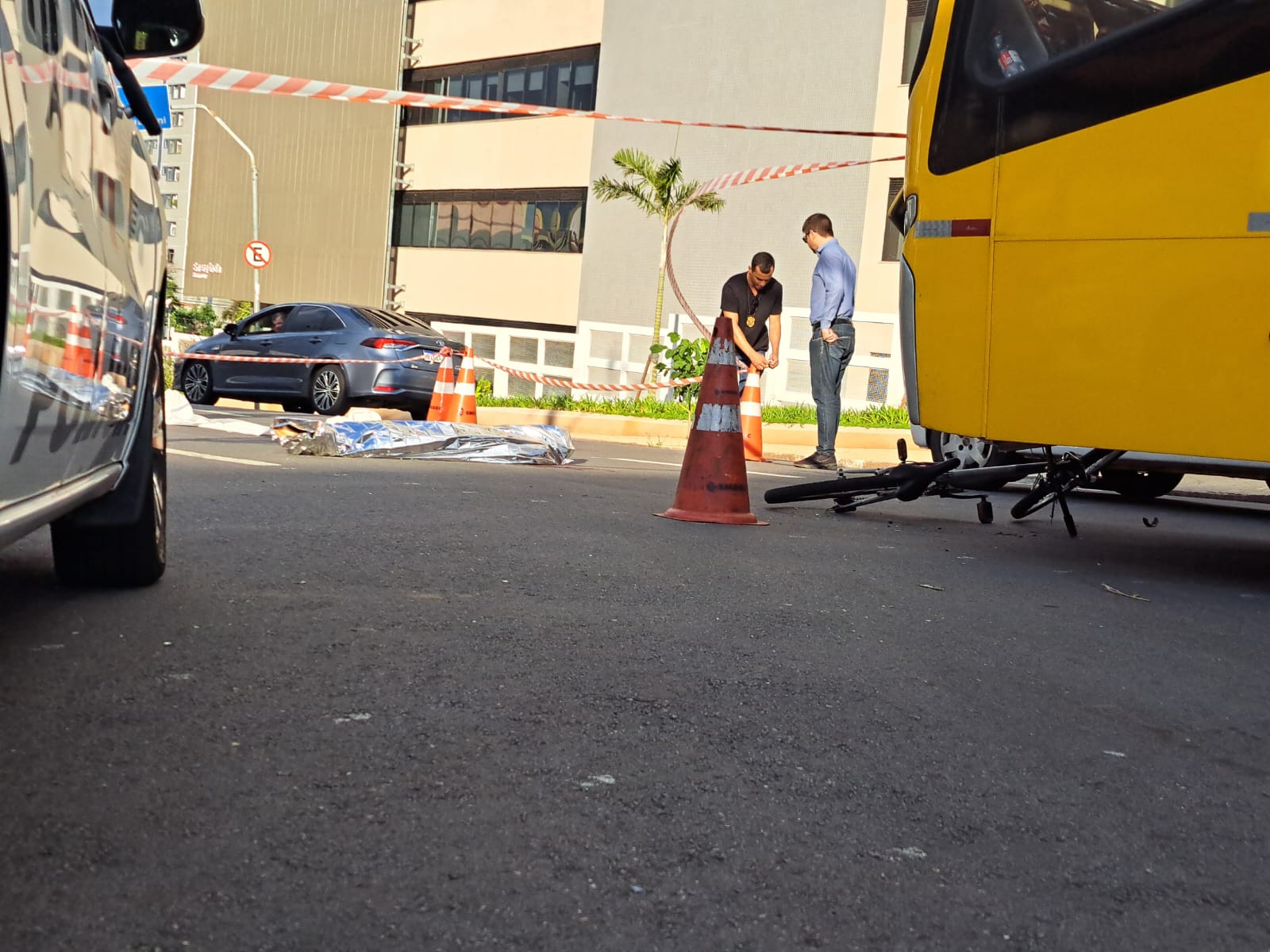 Ciclista morre atropelado na Av. Barão de Itapura, em Campinas