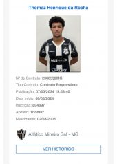 Inter de Limeira empresta destaque da Copinha para o Atlético Mineiro