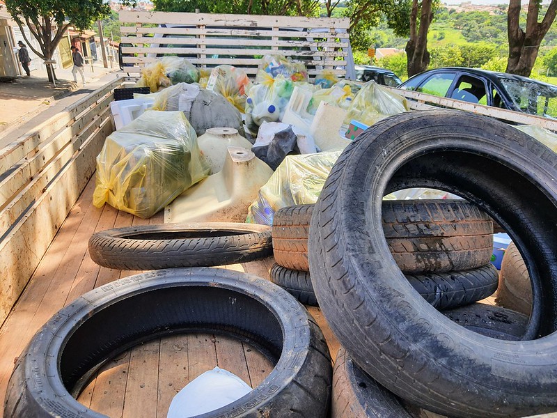 Mutirão contra a dengue recolhe mais de 5 toneladas de materiais em Americana 