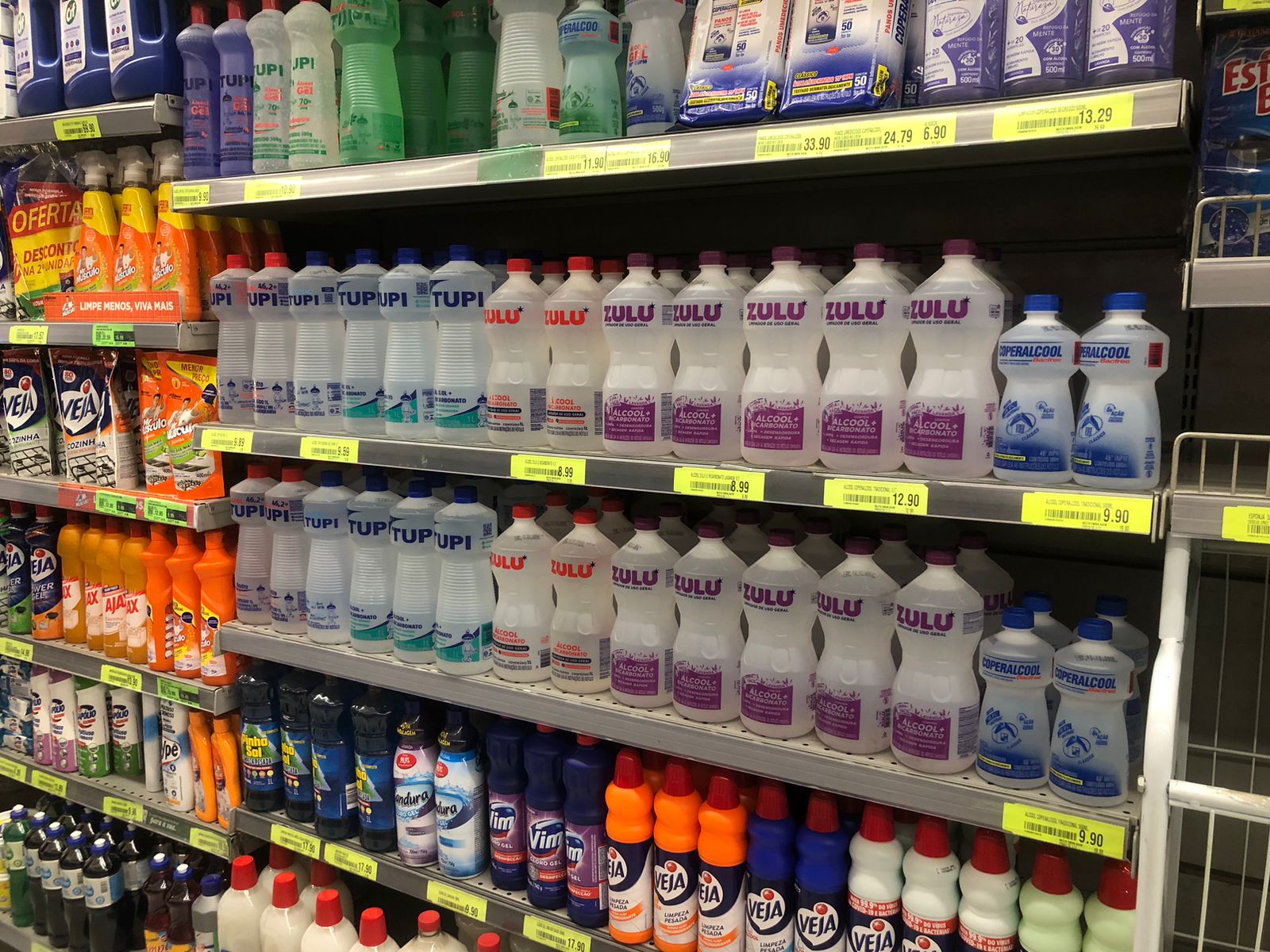 Venda do álcool líquido 70% volta a ser proibida a partir desta terça-feira