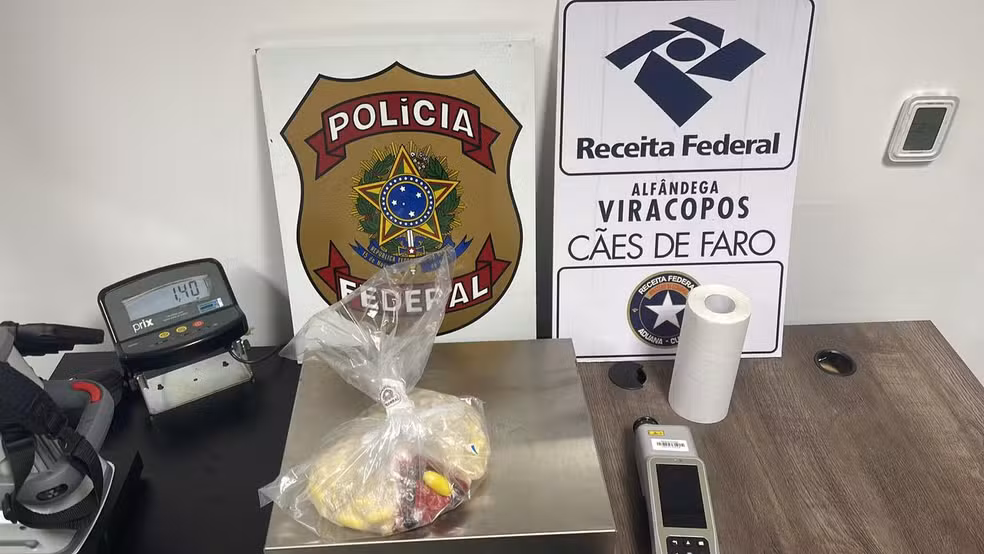 Passageiro é preso ao tentar embarcar com cocaína na cueca em Viracopos 