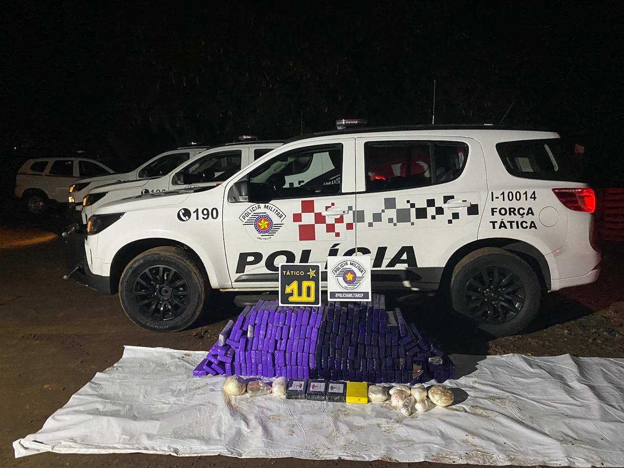 Polícia prende quatro e apreende cerca de 160kg de drogas na região de Piracicaba 