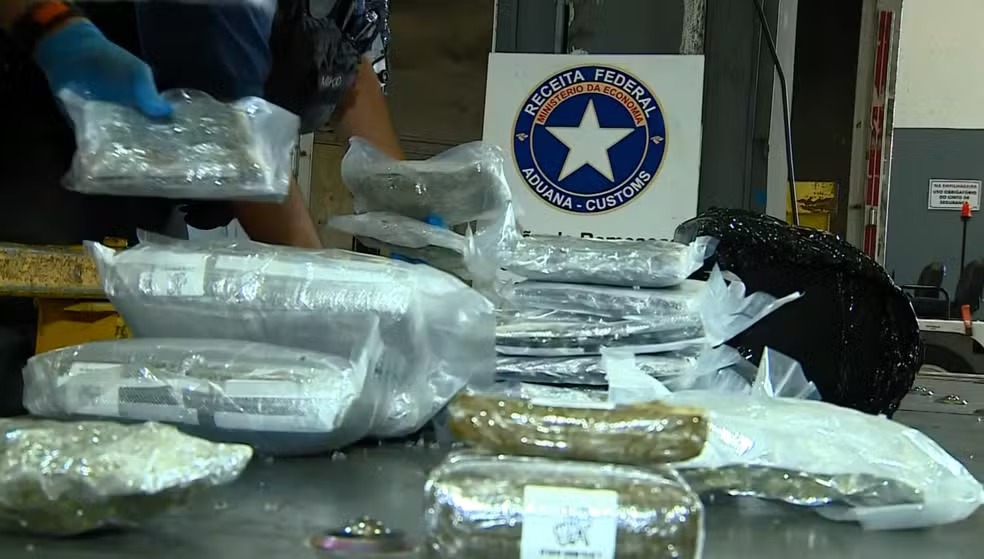 Receita Federal realiza maior apreensão de drogas no ano em Viracopos