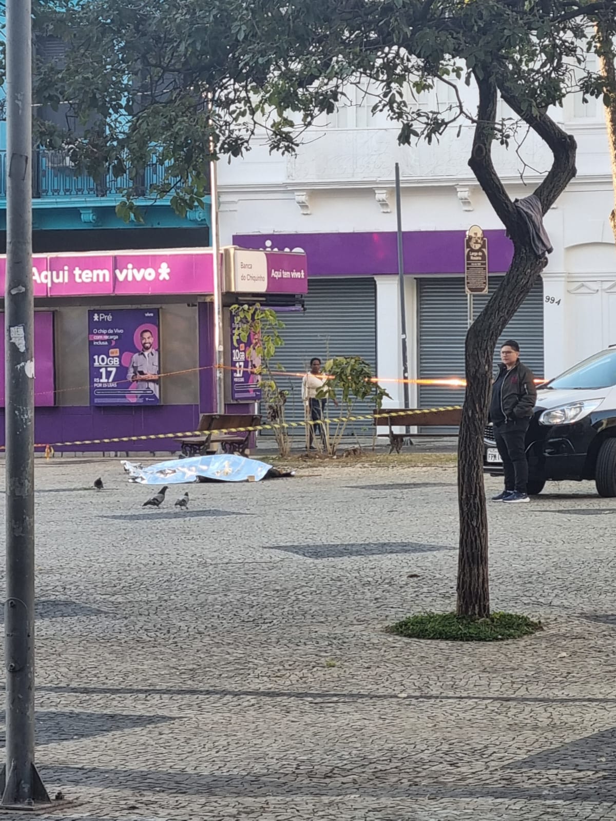 Polícia investiga morte de morador em situação de rua no Largo do Rosário