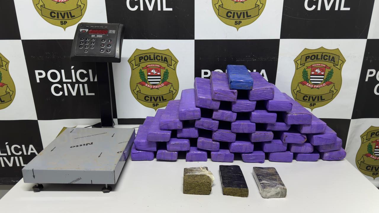 Homem é preso com 30kg de maconha em Hortolândia