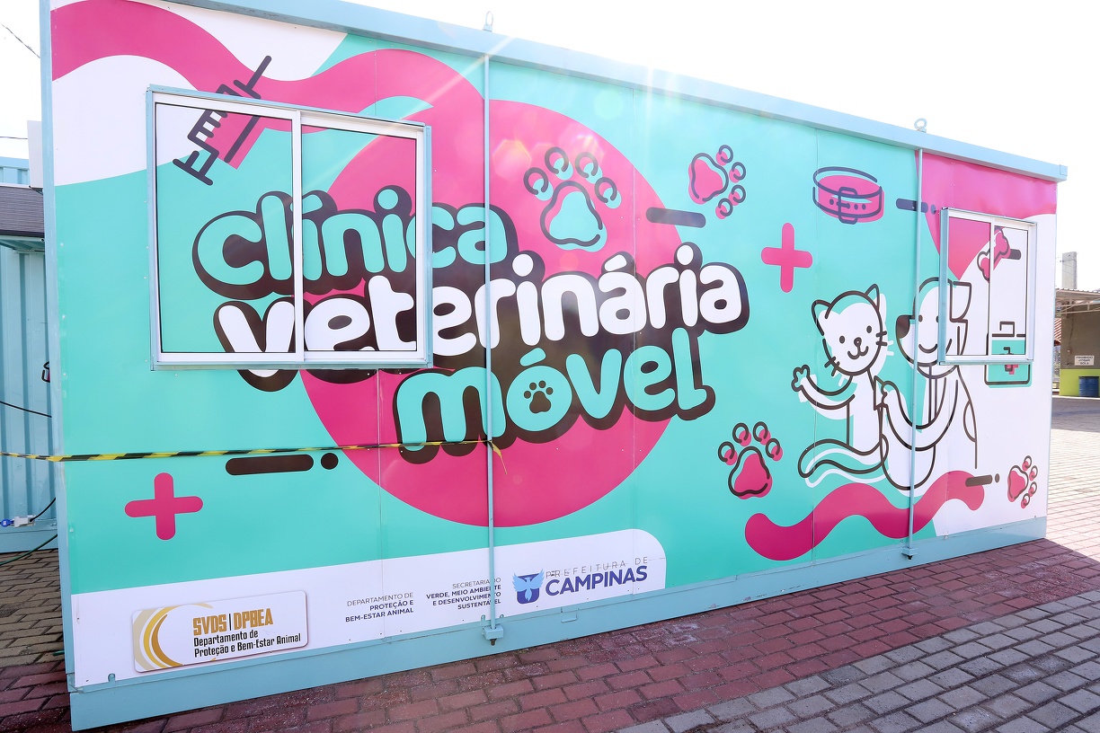 Consultórios Veterinários Móveis de Campinas vão atender normalmente neste feriado