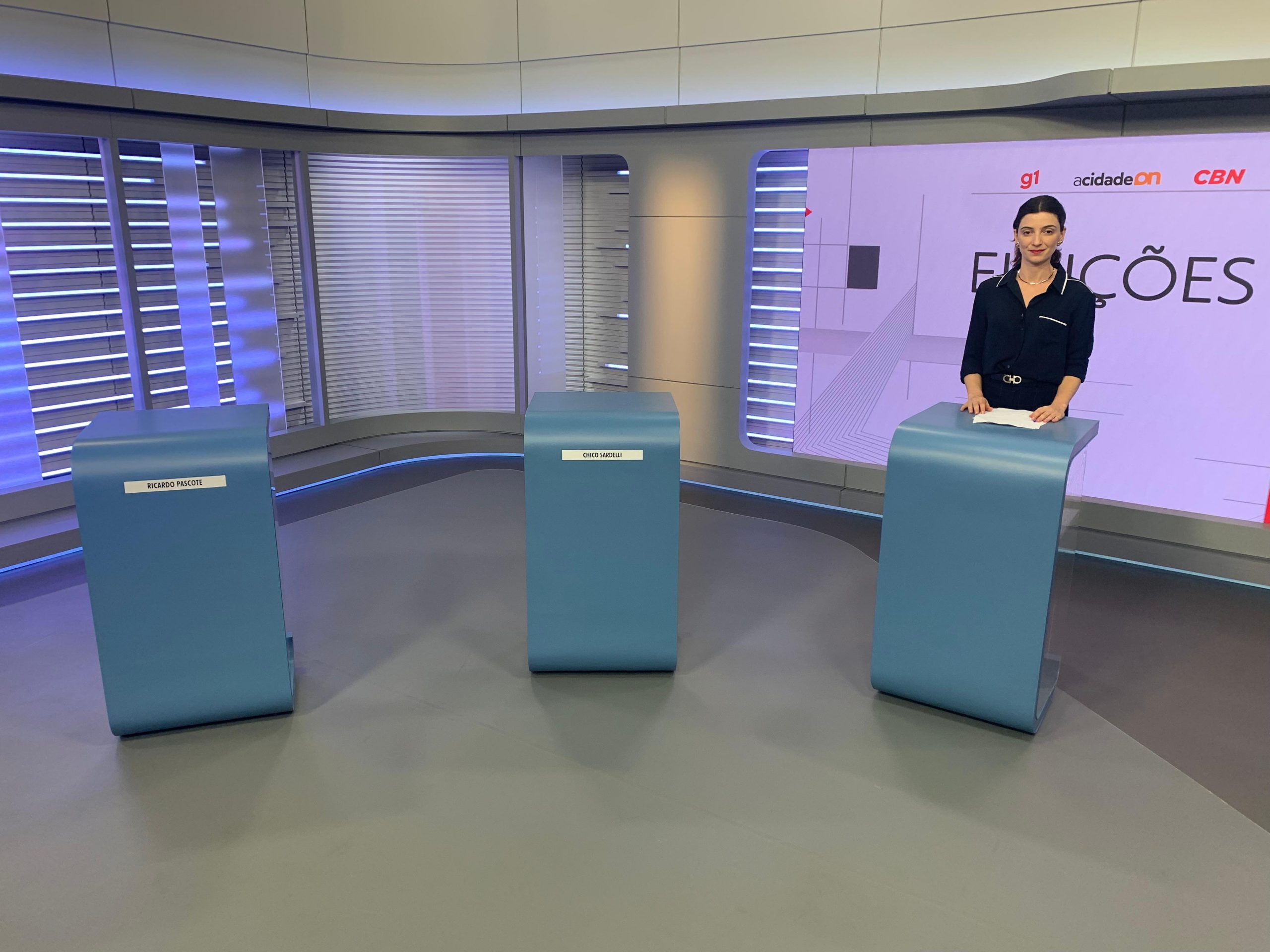 Candidatos cancelam participação e debate se transforma em entrevista com Maria Giovana do PDT