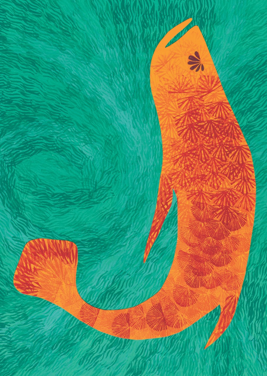 Exposição gratuita na Biblioteca Municipal aborda a lenda do peixe que se transformou em guerreiro