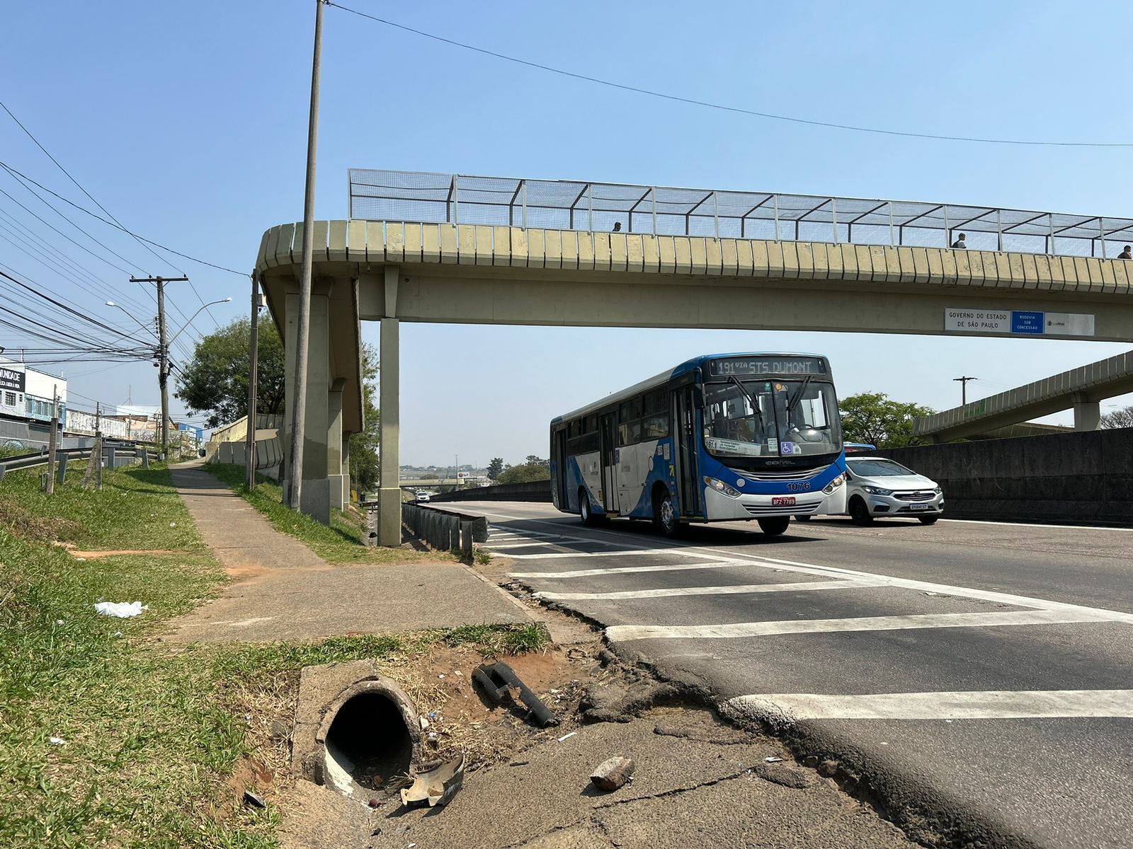Pontos irregulares da Santos Dumont: marginais são apontadas como solução