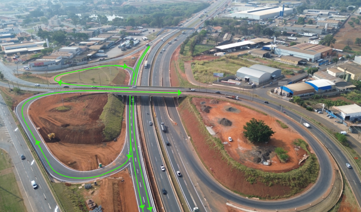 Rota das Bandeiras libera novo trecho da marginal da Rodovia Zeferino Vaz