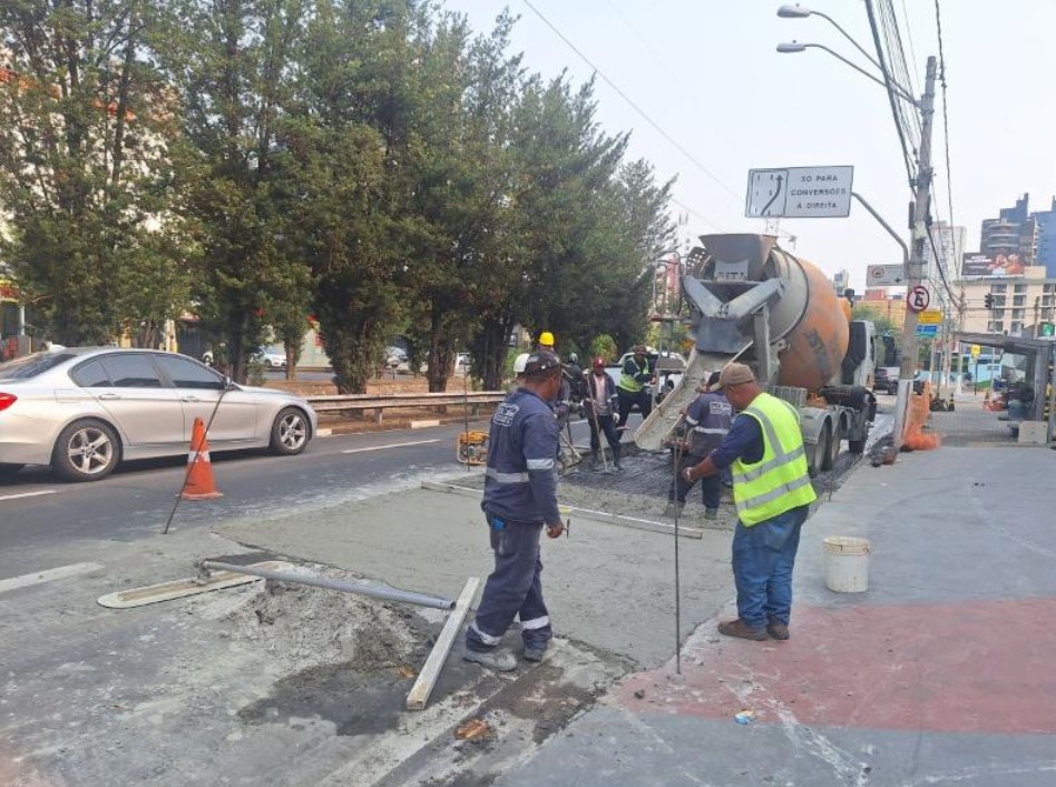 Trecho da Avenida Brasil, em Campinas, terá bloqueio parcial a partir desta segunda (30)