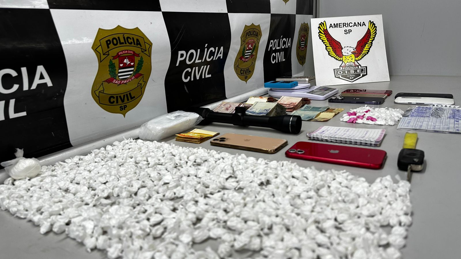 Operação da DISE prende dois responsáveis pelo tráfico de drogas em SBO