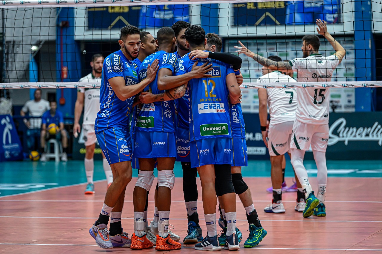 Vôlei Renata vence Goiás na estreia da Superliga 2024/2025