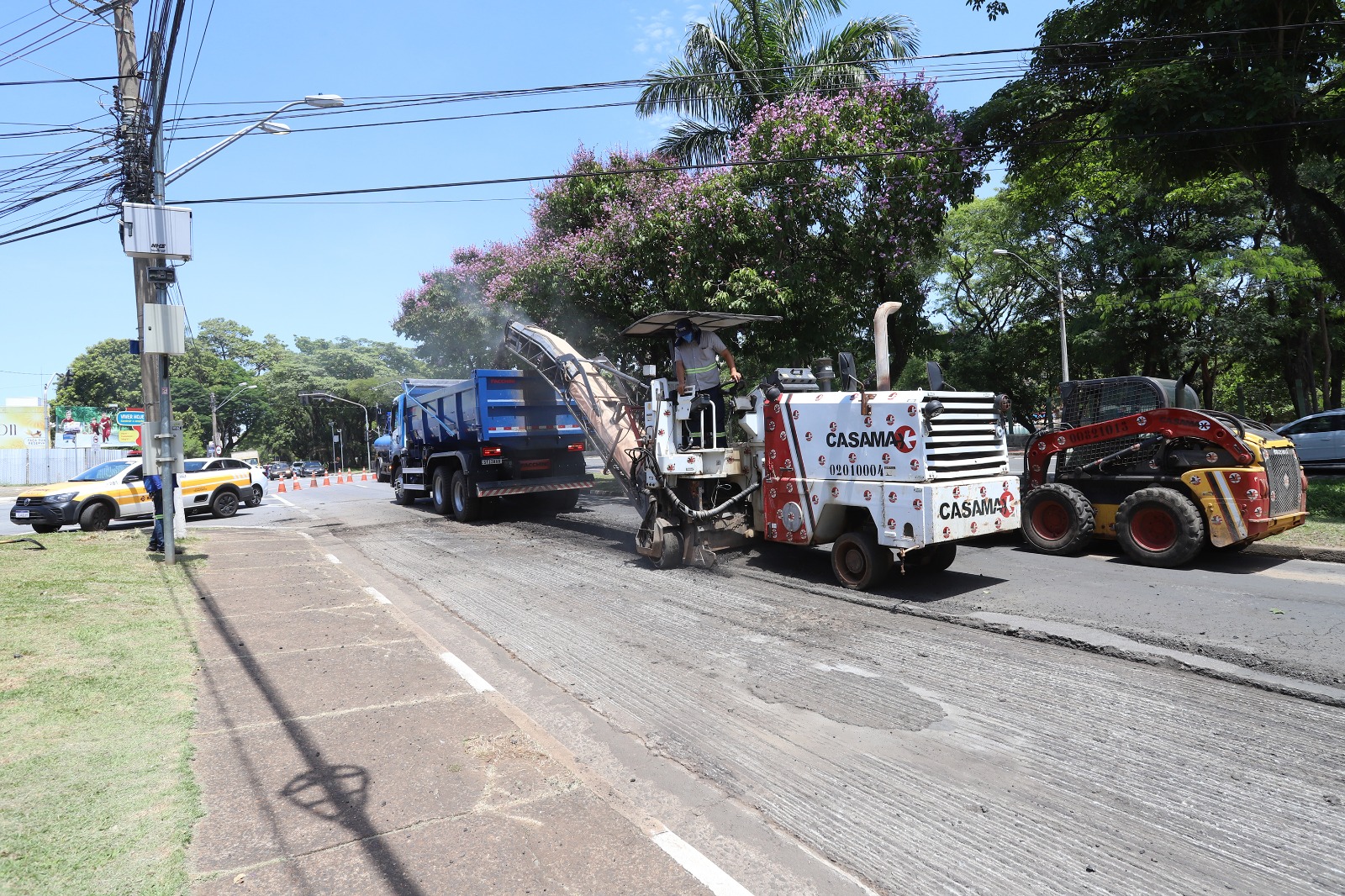 Rua no entorno da Arautos da Paz é recapeada em Campinas; evite o trecho 