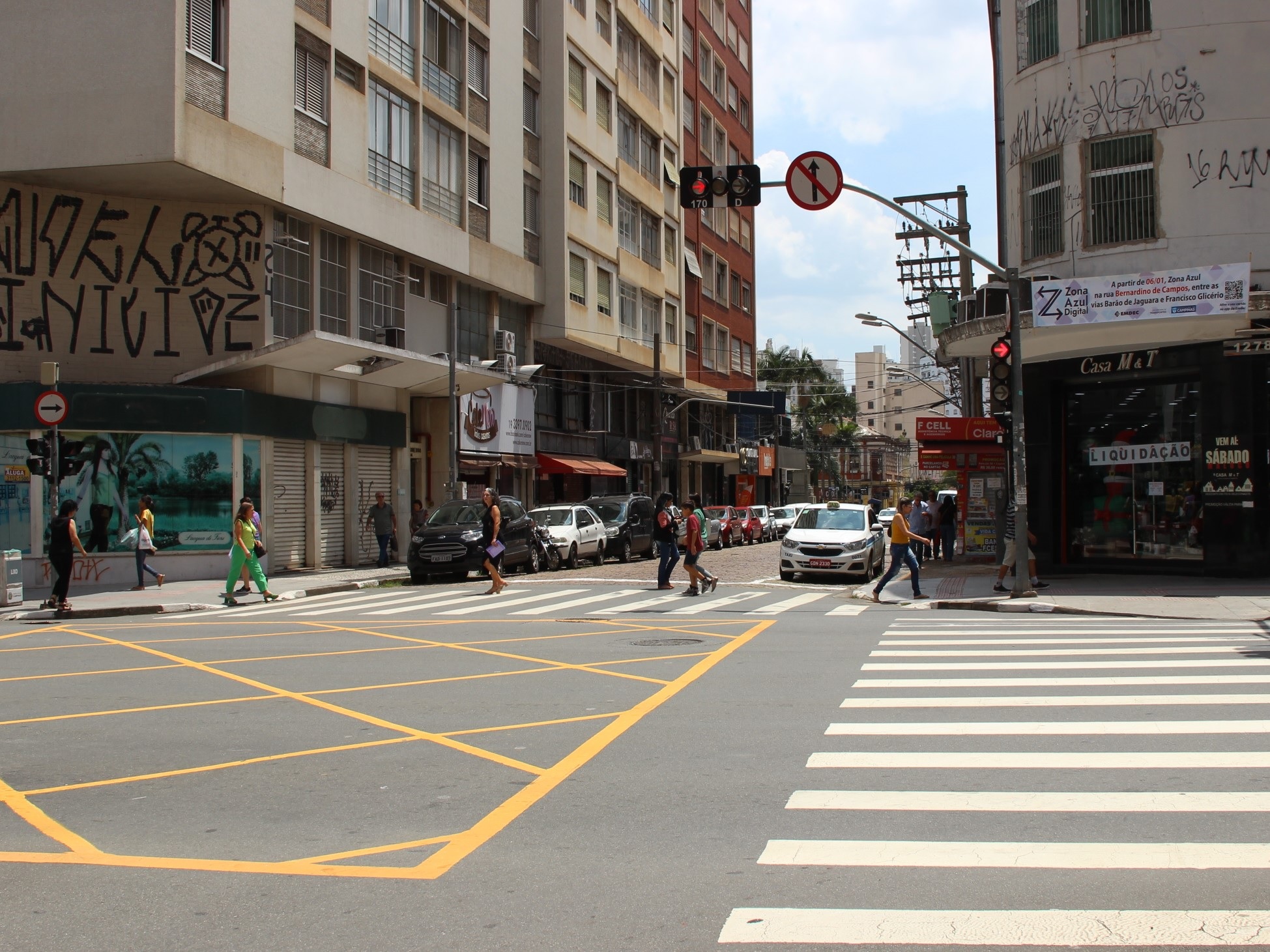 Rua Bernardino de Campos, em Campinas, terá Zona Azul Digital em janeiro