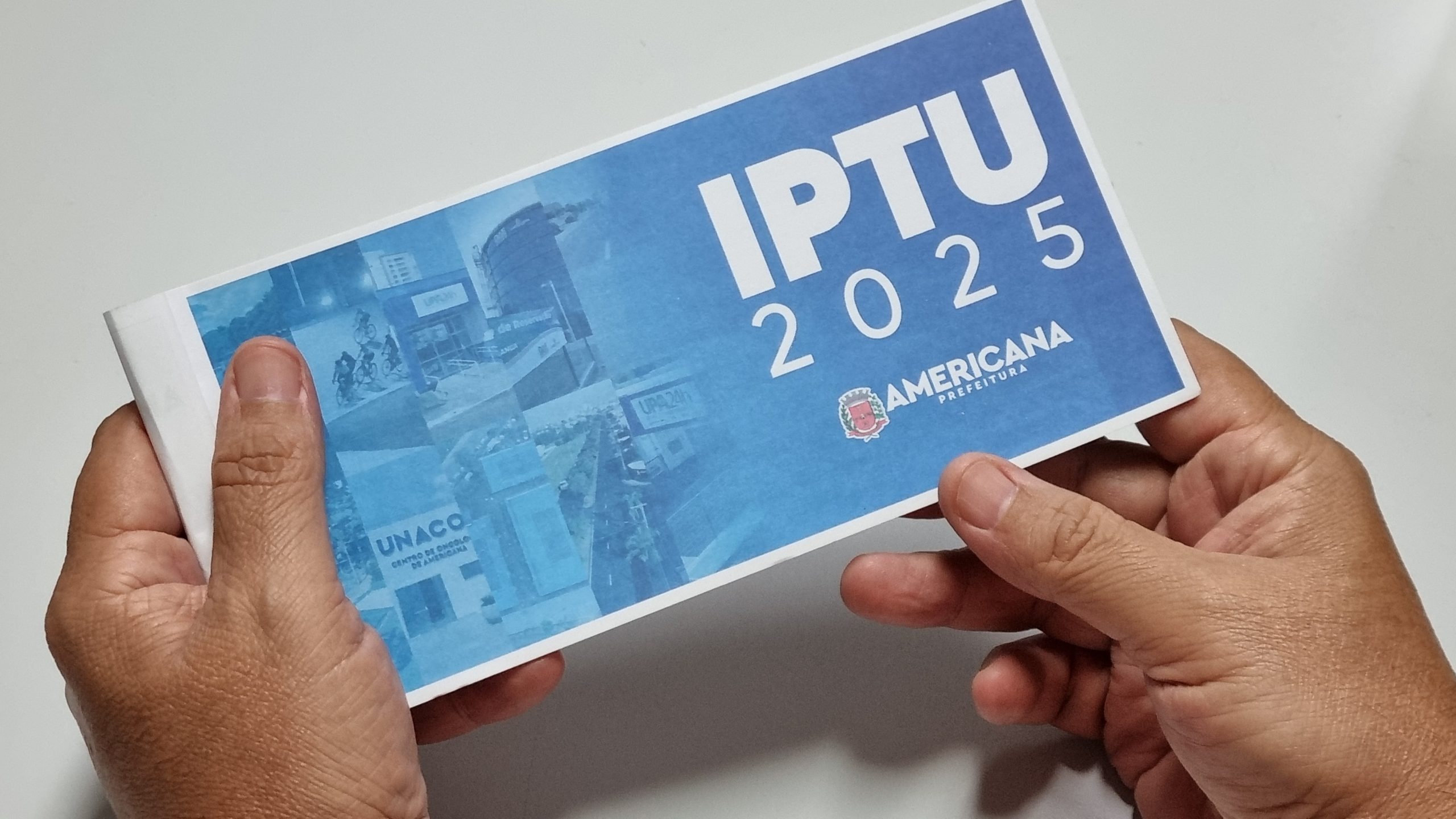 Cota única e 1ª parcela do IPTU de Americana vencem nesta segunda-feira, 20 